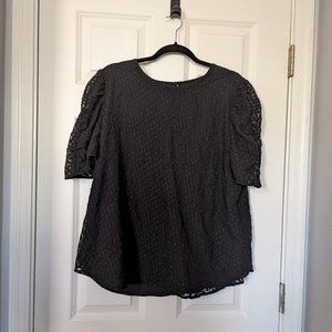 NWT Loft Black Size XL Blouse